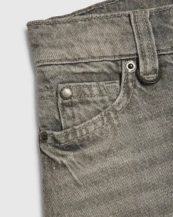 Boys Grey Denim Jorts