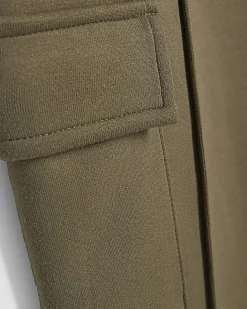 Boys Khaki Polo Shirt And Joggers Set