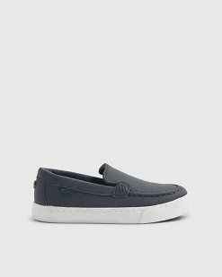 Boys Navy Loafers