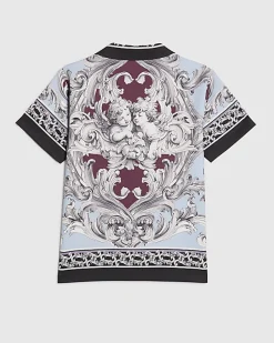 Boys White Baroque Shirt