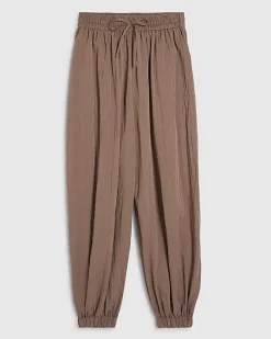 Brown Balloon Leg Trousers