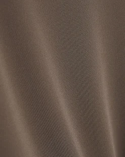 Brown Cold Shoulder Top