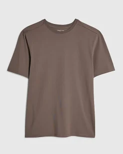 Brown Essential Muscle Fit Stretch T-Shirt