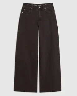 Brown High Waisted Baggy Jeans