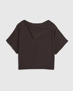 Brown Knitted Cape Jumper