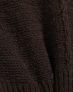 Brown Knitted Sleeveless Tank Top