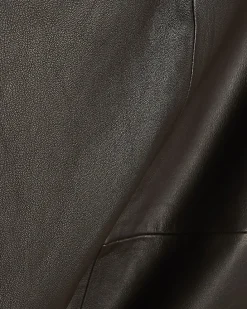 Brown Leather T-Shirt