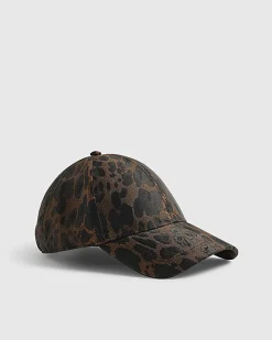 Brown Leopard Jaquard Cap