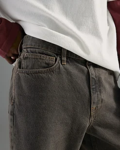 Brown Loose Fit Jeans
