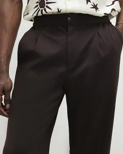 Brown Loose Fit Trousers