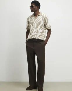 Brown Loose Fit Trousers