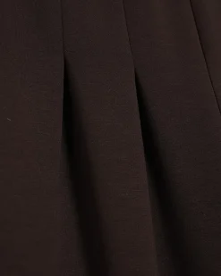 Brown Premium Pleat Front Trousers