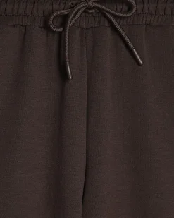 Brown Premium Wide Leg Joggers