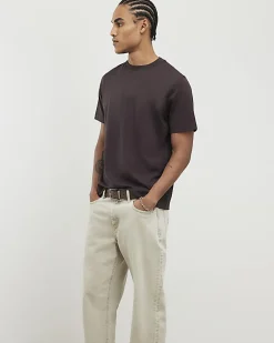 Brown Regular Fit Crew Neck T-Shirt