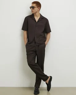 Brown Regular Fit Joggers