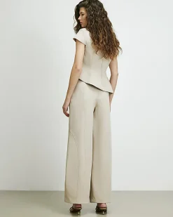 Brown RI Studio Bubble Leg Hareem Trousers