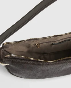 Brown RI Studio Leather Shell Shoulder Bag