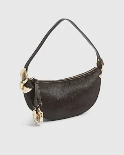 Brown RI Studio Leather Shell Shoulder Bag