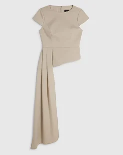 Brown RI Studio Structured Asymmetric Top