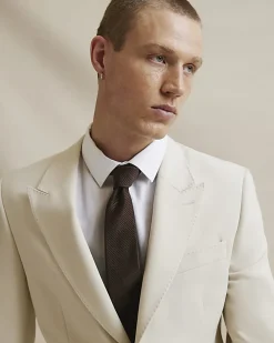 Brown Satin Tie