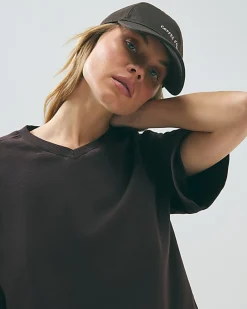 Brown Short Sleeve Loopback T-shirt