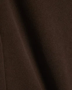 Brown Sleeveless Shoulder Pad Tank Top