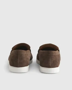 Brown Suede Loafers