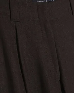 Brown Tailored Culottes