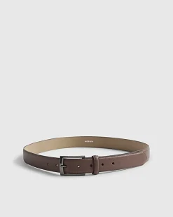 Brown Textured Belt