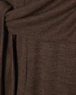 Brown Tie Waist Trousers