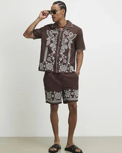 Brown Tufting Shirt