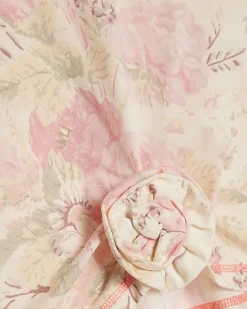 Cream Floral Rose T-Shirt