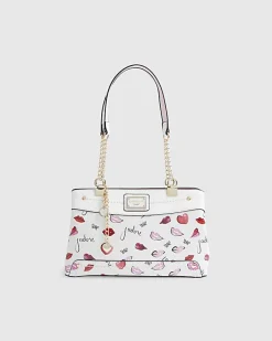 Cream J'adore Chain Handle Shoulder Bag