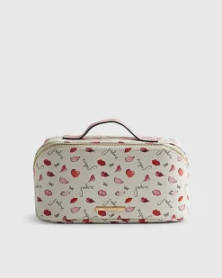 Cream J'adore Makeup Bag