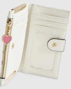 Cream Jadore Mini Card holder Purse
