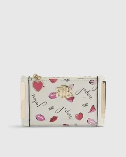 Cream Jadore Mini Card holder Purse