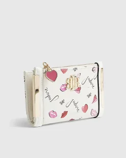 Cream Jadore Mini Card holder Purse