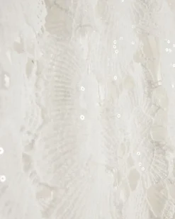 Cream Lace Beach Trousers