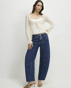 Cream Long Sleeve 2 in 1 Layered Top