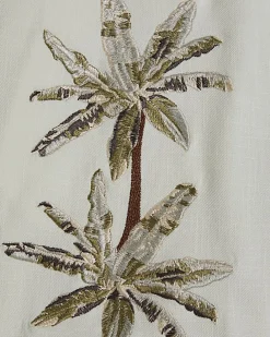 Cream Palm Tree Shorts