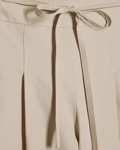 Cream Poplin Culottes