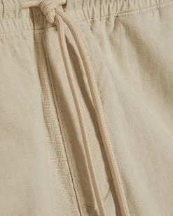 Cream Regular Fit Shorter Length Shorts