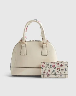 Cream Scarf Handle Cross Body Bag Bundle