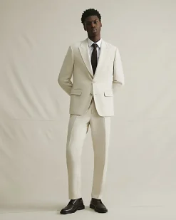 Cream Slim Fit Premium Suit Jacket