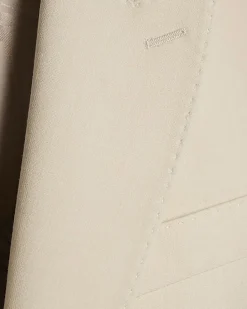 Cream Slim Fit Premium Suit Jacket