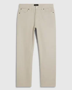 Cream Straight Fit Jeans