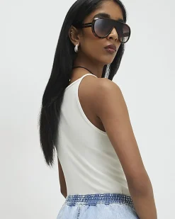Cream Tank Top