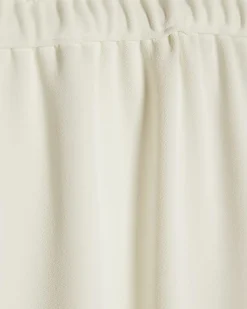 Cream Wide Leg Trousers