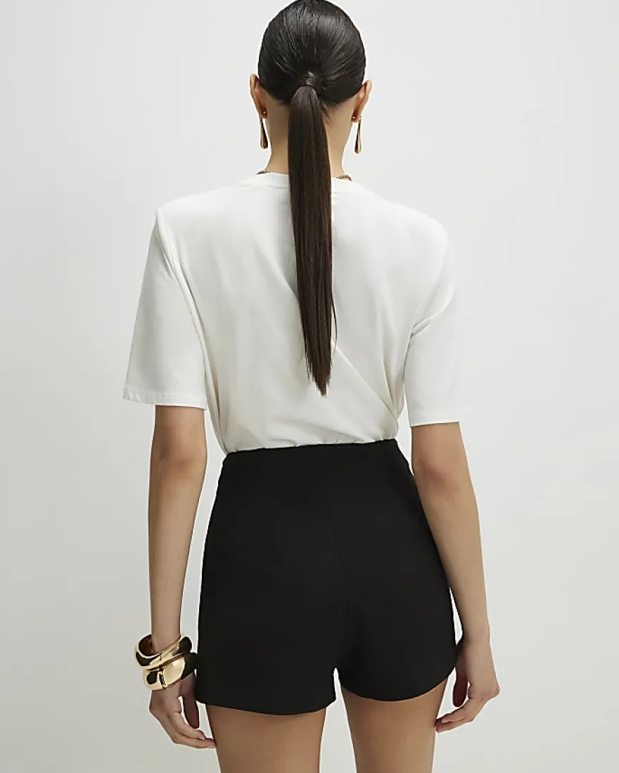 Dark Brown Wrap Skort
