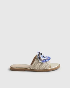 Girls Blue Eye Sandals